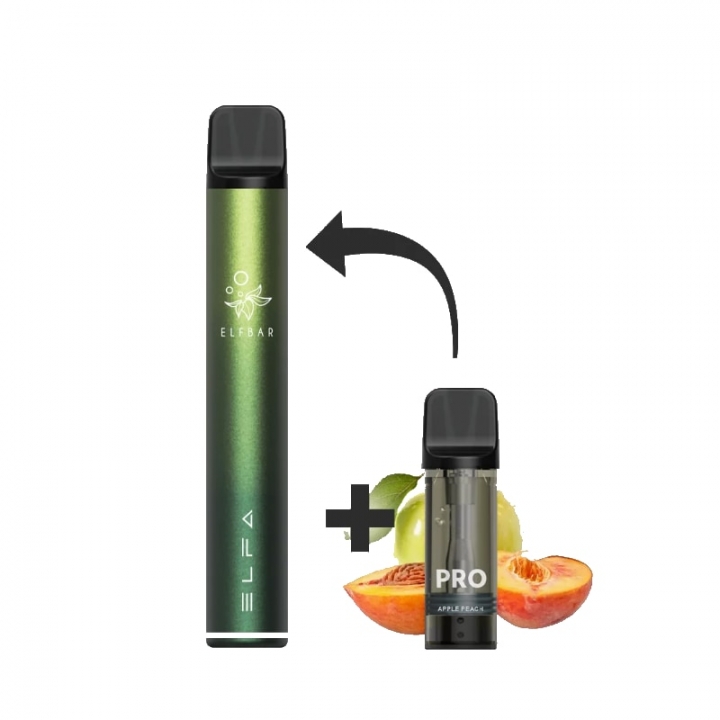 Elf Bar - Elfa Pro Pod Kit  City Vape Farbe Aurora Green